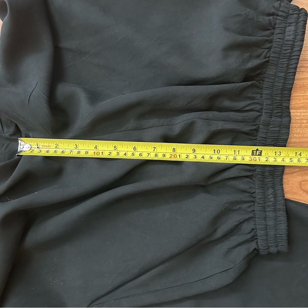 3/$20 Christina 100% Silk black pants slacks - Picture 4 of 7